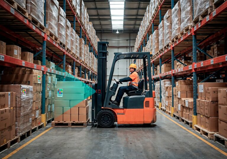 Zimark's Forklift Solution tracks pallets moved around warehouses for accurate inventory and best cycle count practices.