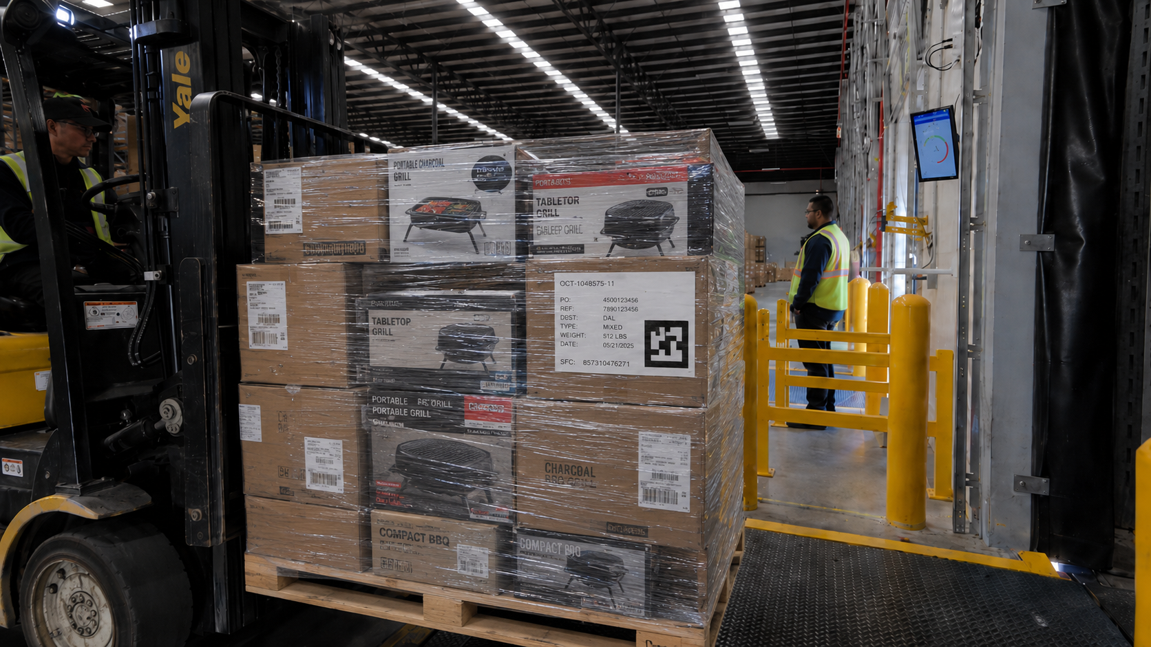 Zimark visual proof of a verified pallet against the WMS