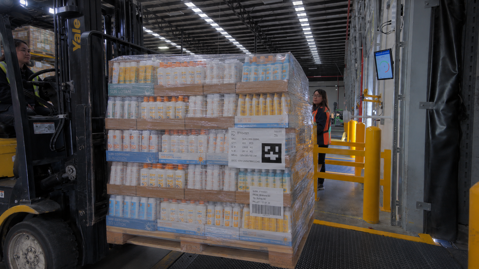 Indexed visual proof of load for shipment BOL-30412